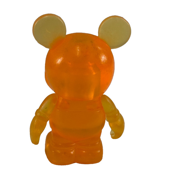 Disney Park Vinylmation Clear Series Orange 3" Vinyl Collectible Figure - Picture 2 of 3